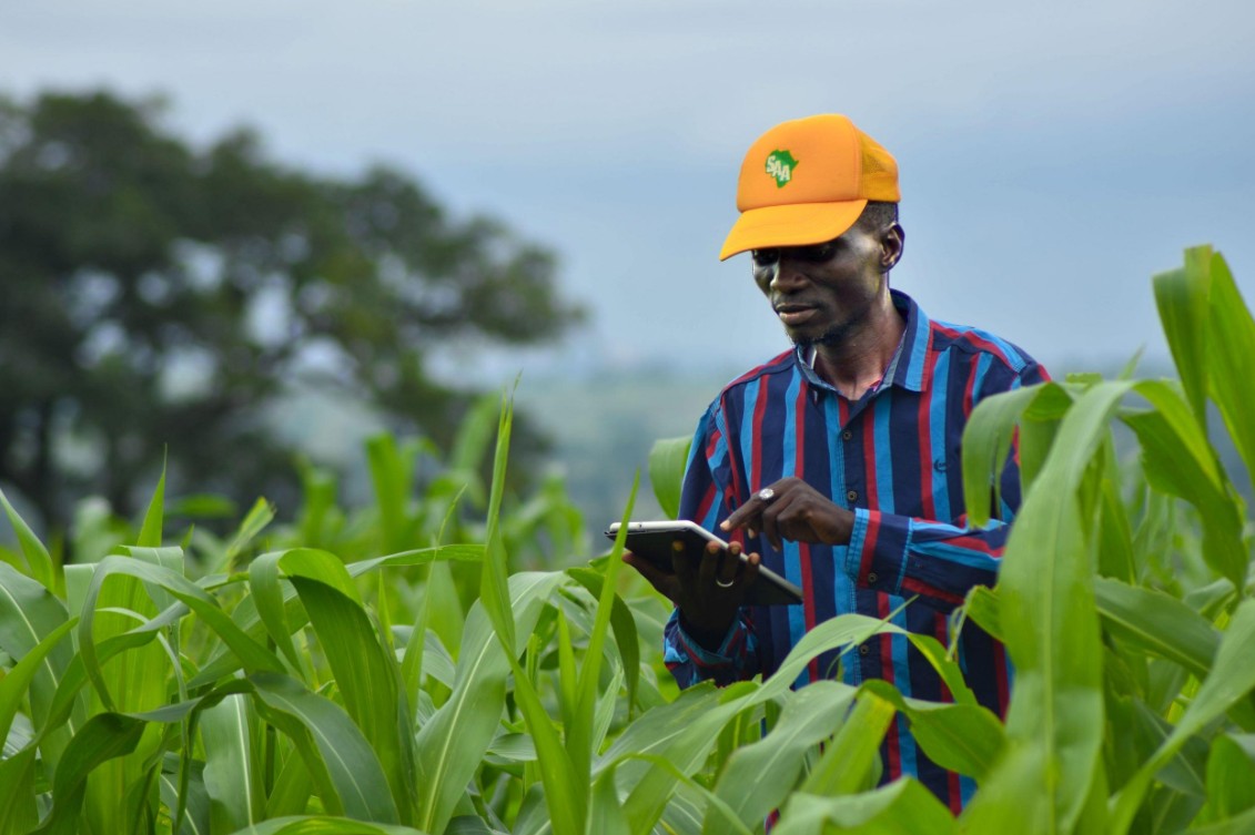 Agriculteur connecté et numérique